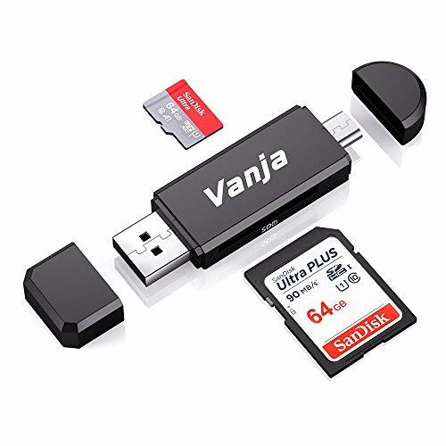 Electrónica Vanja Lector Tarjeta de Memoria SD/Micro SD