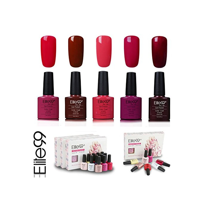 Belleza Elite99 Esmalte de Uñas Semipermanente Uñas de Gel UV LED Kit de