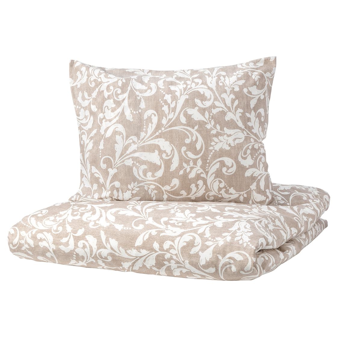 Moda VÅRBRÄCKA Funda nórd y funda para almohada, beige, blanco ...