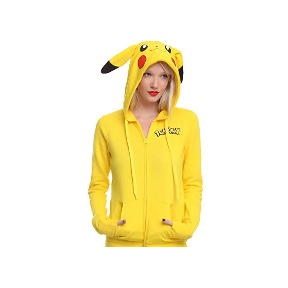 Product LYLXS Sudadera con Capucha de Algodón Mujeres Pikachu Sudadera con Capucha de Cremallera