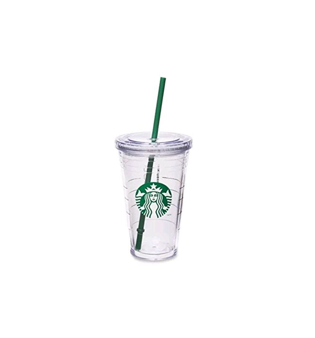 Elemento de la categoría hogar Starbucks Vaso acrílico transparente con aislamiento, 470 ml