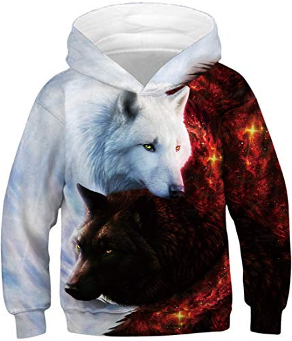 Social EMILYLE Moda Diseño Navidad Halloween Fiesta Animal Chula 3D Impresión Interesantes Sudadera