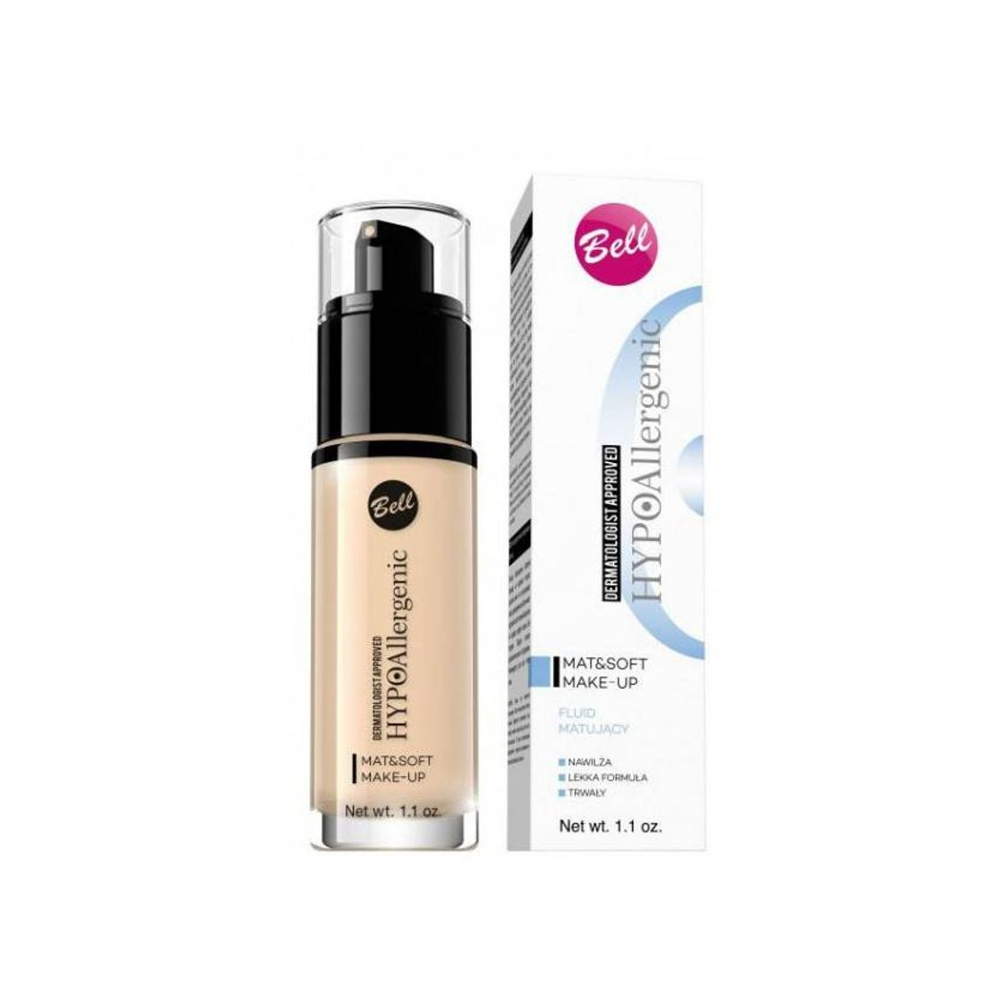 Products Hypo Base de Maquillaje Matificante Mat & Soft Bell