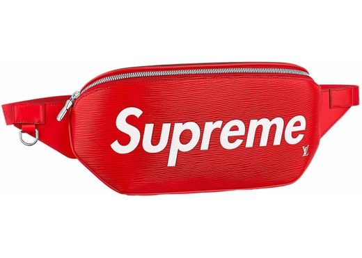 Louis Vuitton x Supreme Bumbag Epi Red