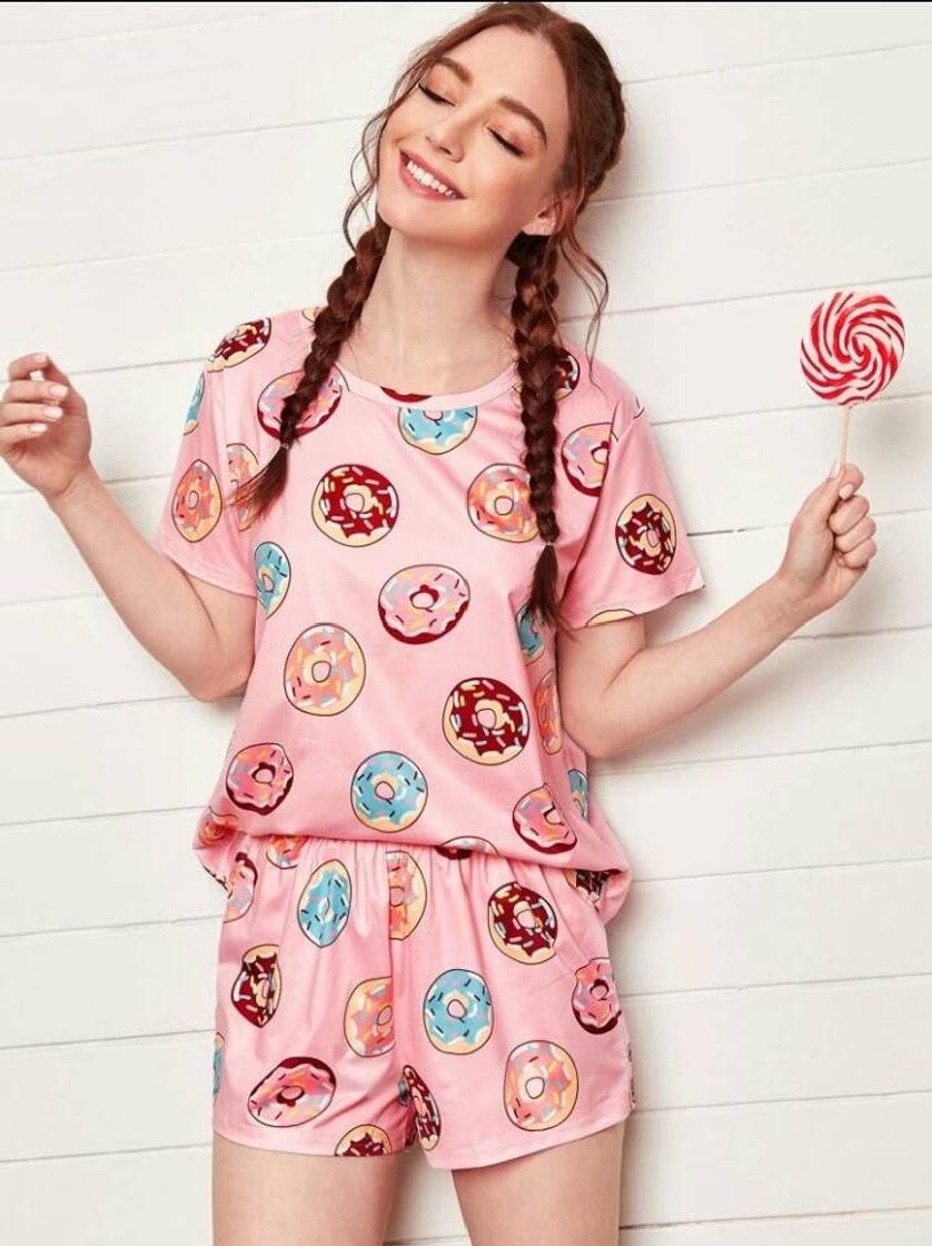 Moda Pijama Donut