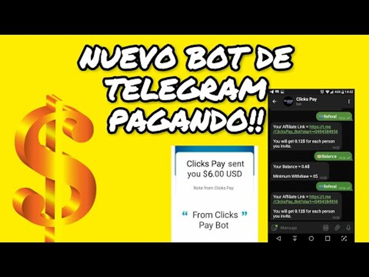 🔥Gana $0.8 USD usando este bot de Telegram🤑