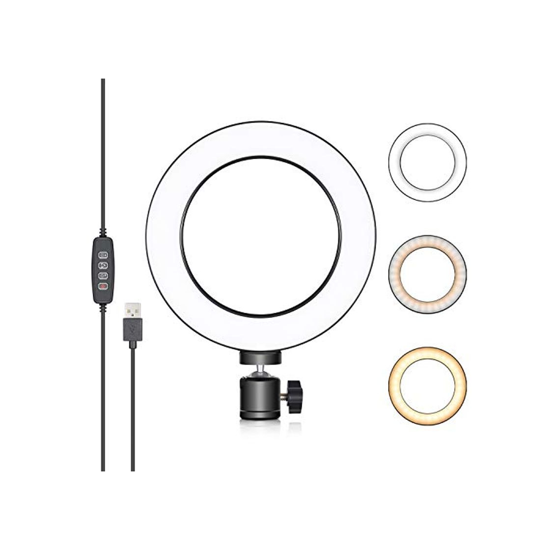 Social Neewer Anillo de Luz LED 16cm para Youtube Video Transmisión en Vivo