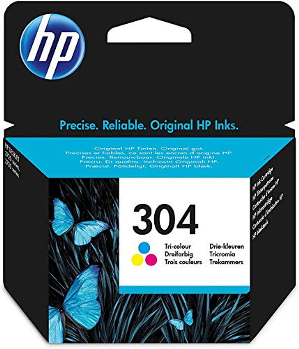 Producto HP N9K05AE 304 Cartucho de Tinta Original, 1 unidad, tricolor