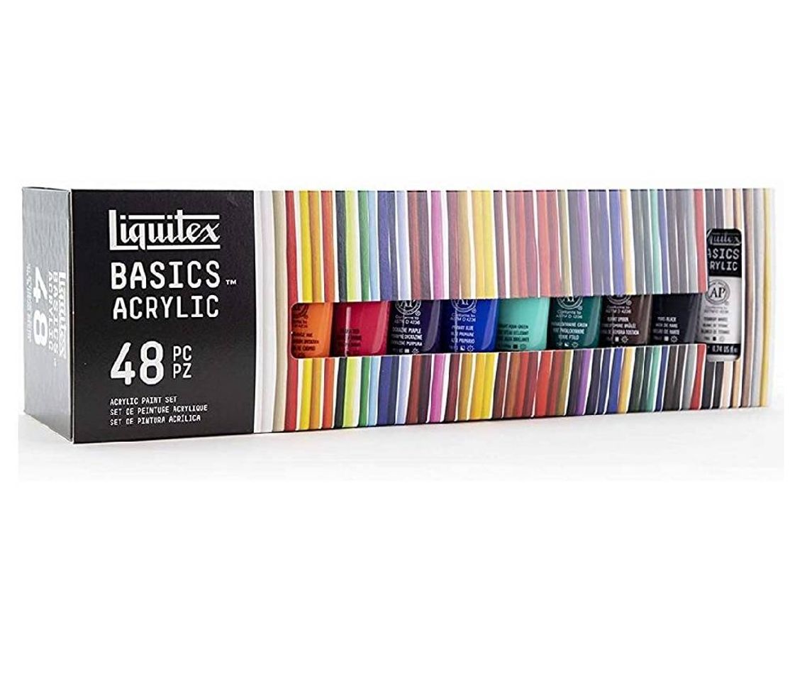 Moda 48 Basic Acrylic Paints Set