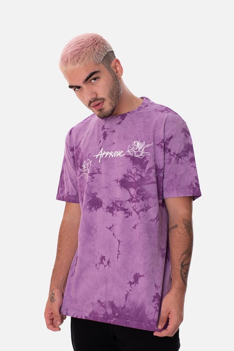 Fashion Camiseta Approve Ruínas Cupidos Violeta Marmorizada - Approve