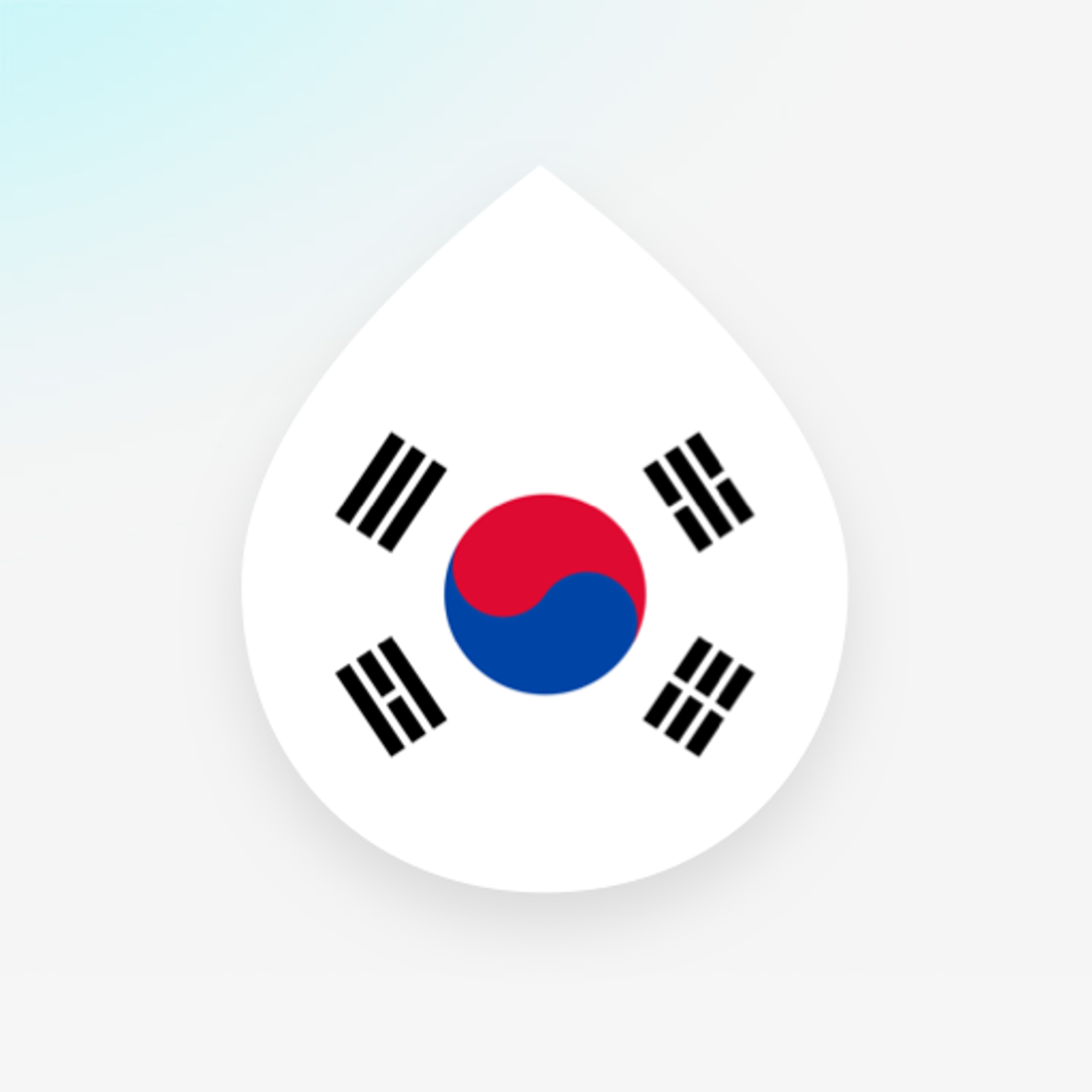 App Drops: Aprenda o idioma coreano e alfabeto Hangul