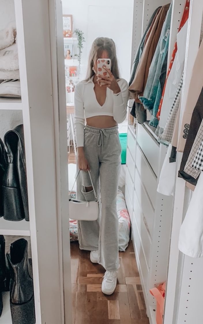 Social Jersey polo cropped 