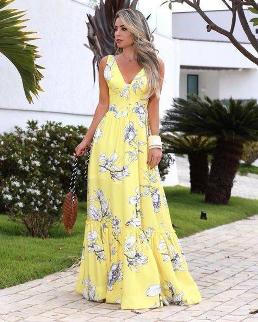 Fashion Vestido longo