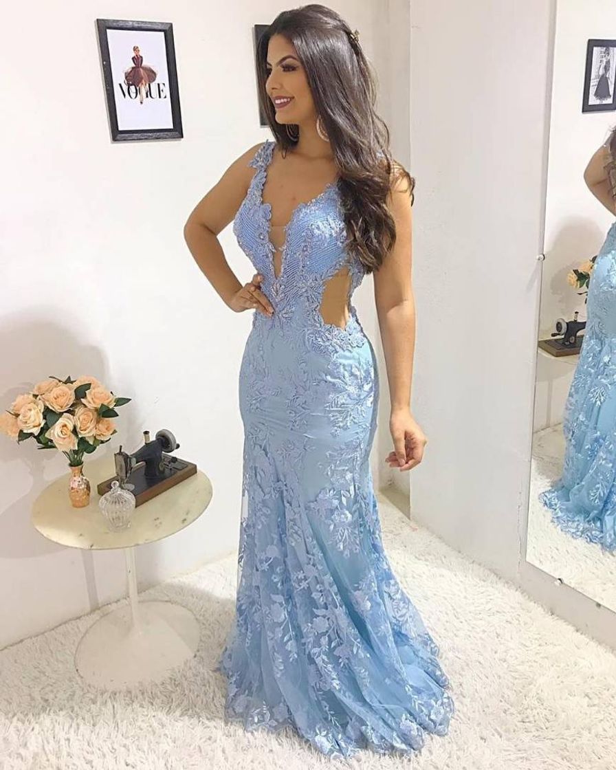 Fashion Vestido azul