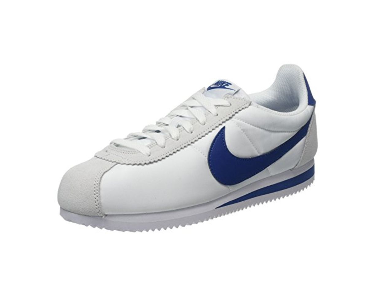 Social Nike Classic Cortez Nylon, Zapatillas para Hombre, Blanco