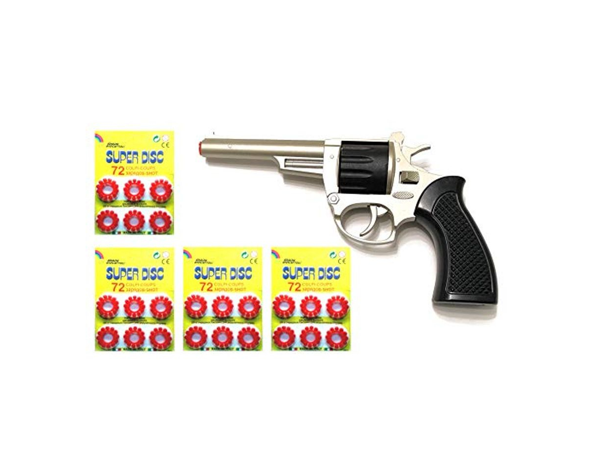 Products Outletdelocio. Revolver metalico del Oeste Nevada con 288 fulminantes en Aros de