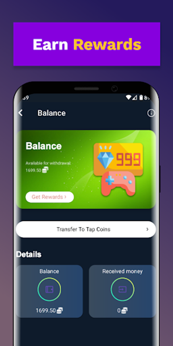 App Tap N Go Rewards : Earn Playing Games (Beta) 