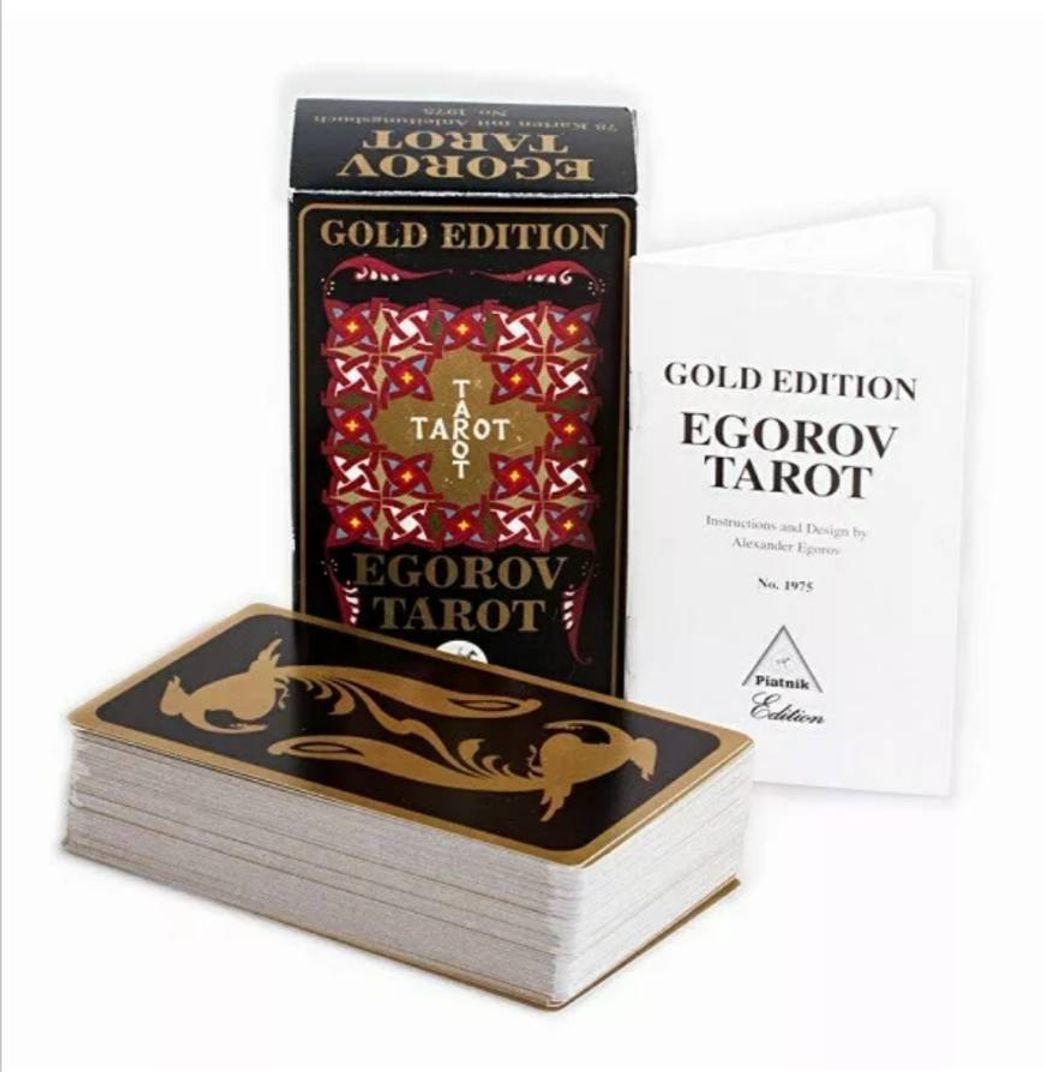 Fashion Egorov Tarot Deck Gold Edition 1992 by Piatnik Austria Таро Егоров