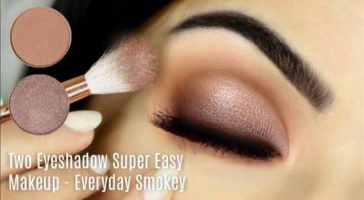 Beginners Glittery Smokey Eye Makeup Tutorial - YouTube