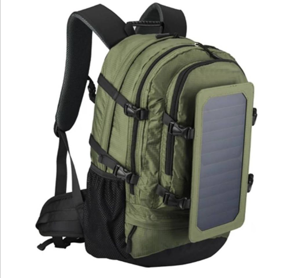 Moda Mochila Solar unisex / camping