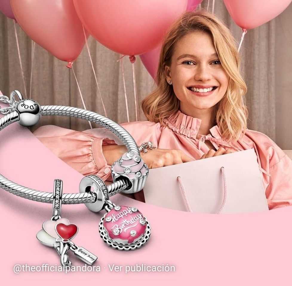 Fashion Charm Pandora "PINK BIRTHDAY CAKE" 