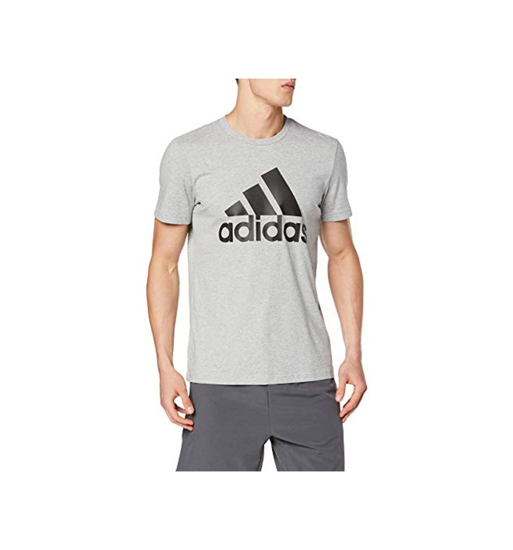 Social adidas Most Haves Badge of Sports TS M Camiseta, Hombre, Gris