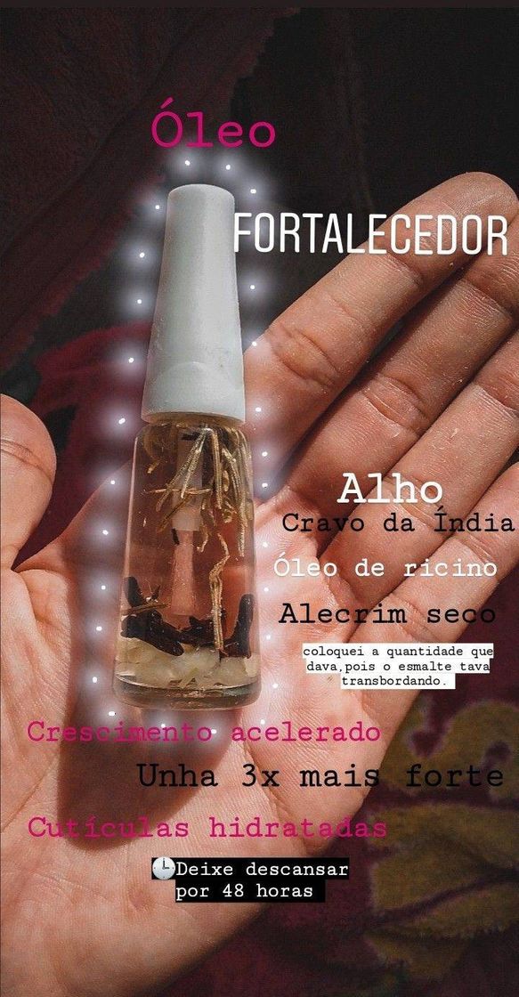 Fashion Receitinha perfeita para fortalecer as unhas💅