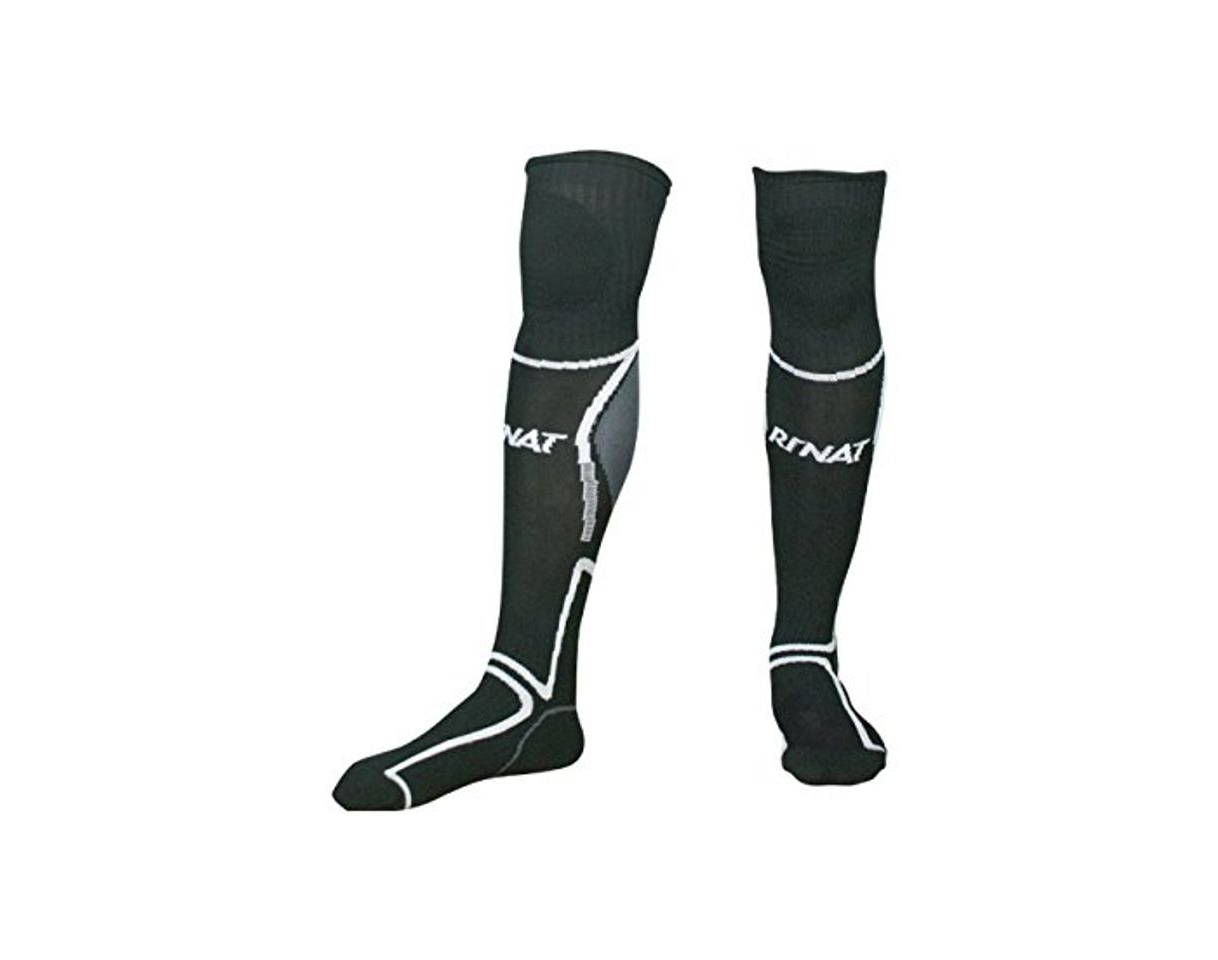 Social Rinat Media Classic - Media de portero de fútbol, Unisex, Negro