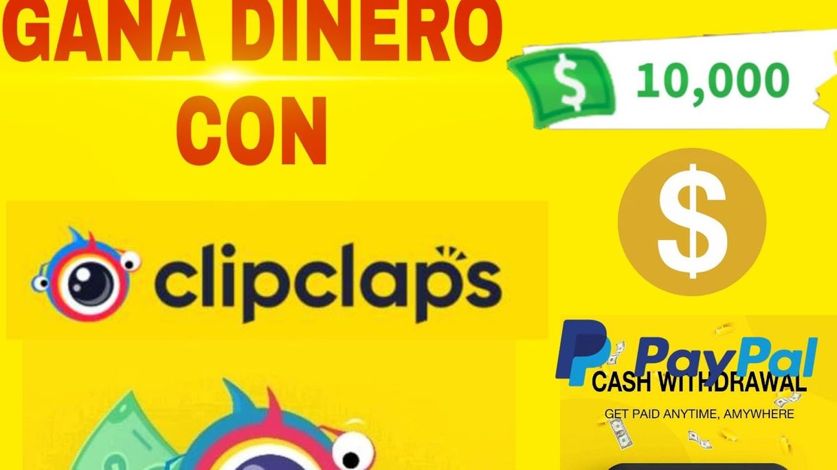 Aplicaciones Clip claps excelente app para ganar dinero. 