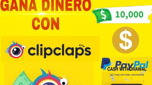 Clip claps excelente app para ganar dinero. 