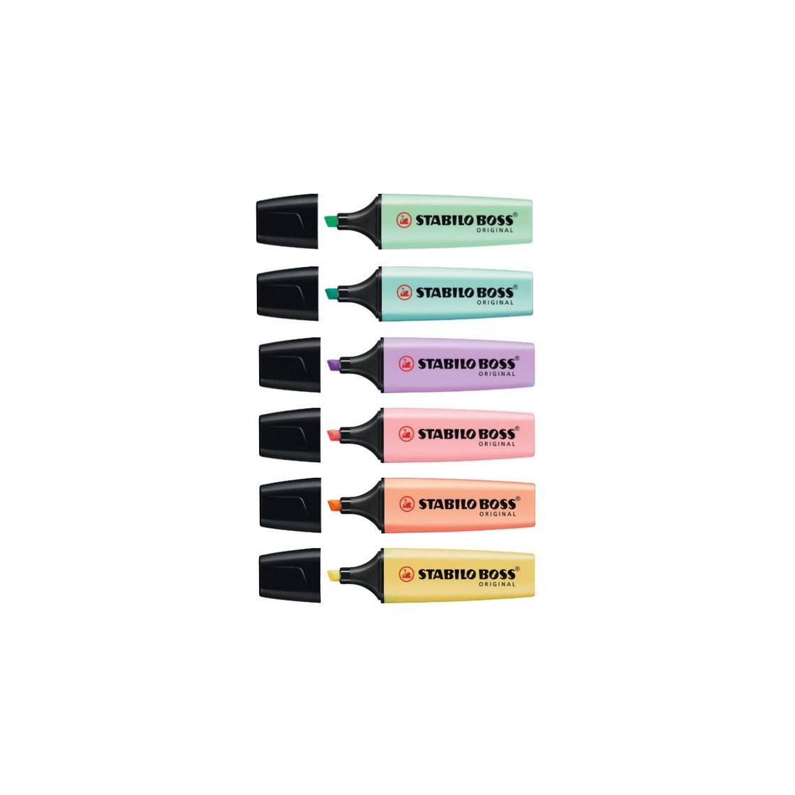 Social STABILO BOSS Original PASTEL - Marcador - Estuche 6 colores