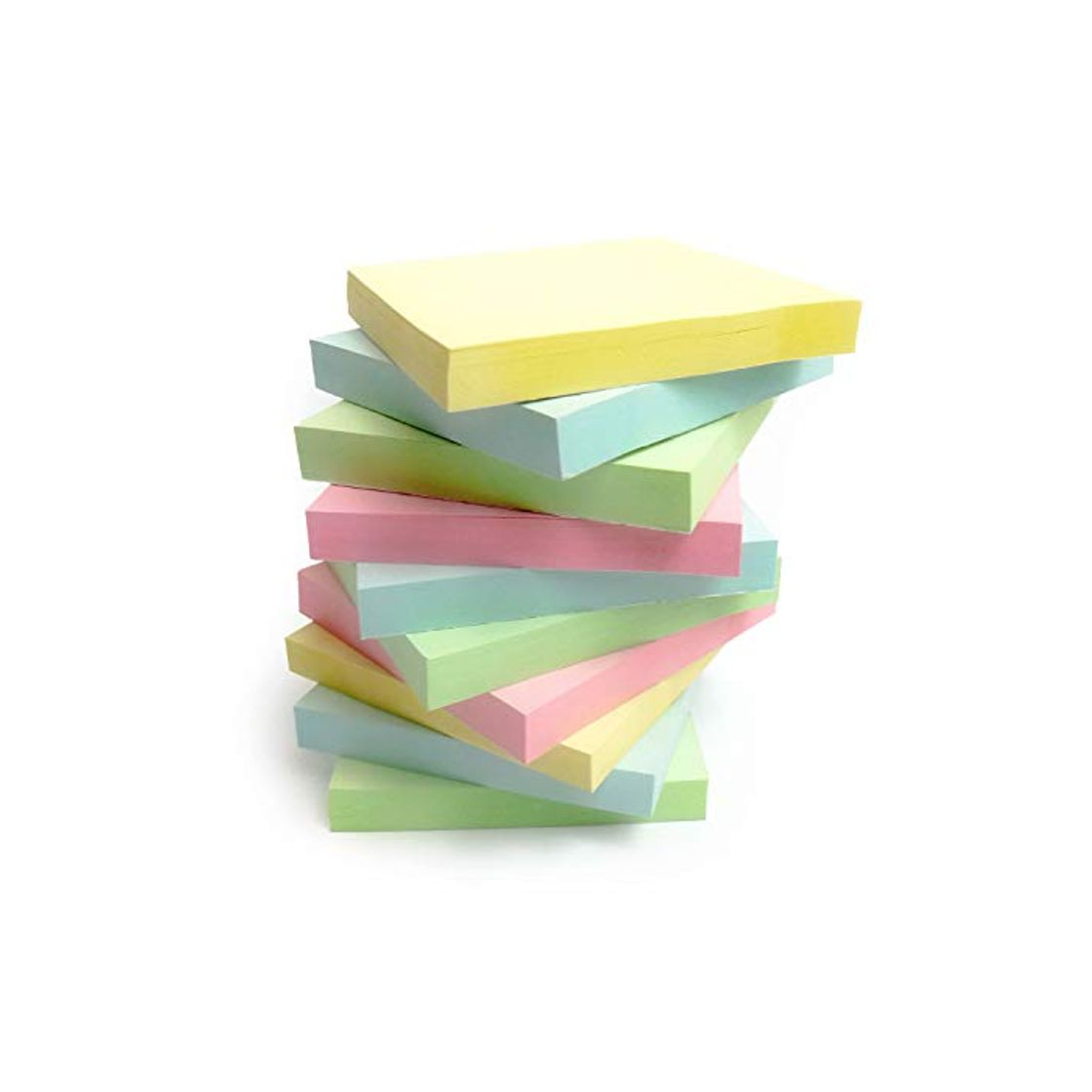 Product EVG 1200 Qualité Pastel assortis de couleur amovible Sticky Notes 76 x 76 mm 12 blocs