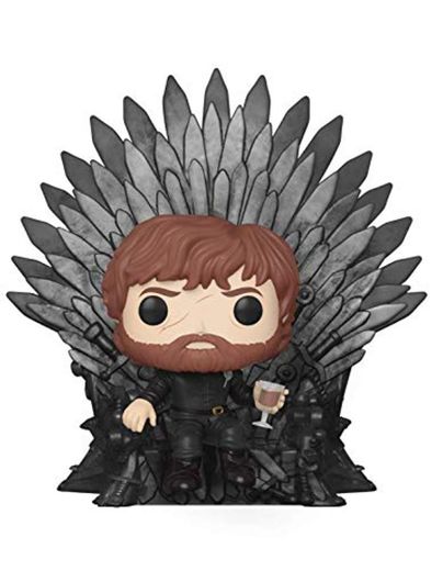 Funko- Pop Deluxe: Game of S10: Tyrion Sitting on Iron Throne Figura
