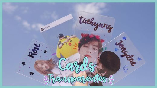 DIY K-POP : Haz tus propios cards transparentes de tus grupos ...