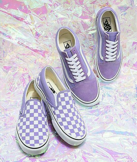 Vans Shoes Violet White