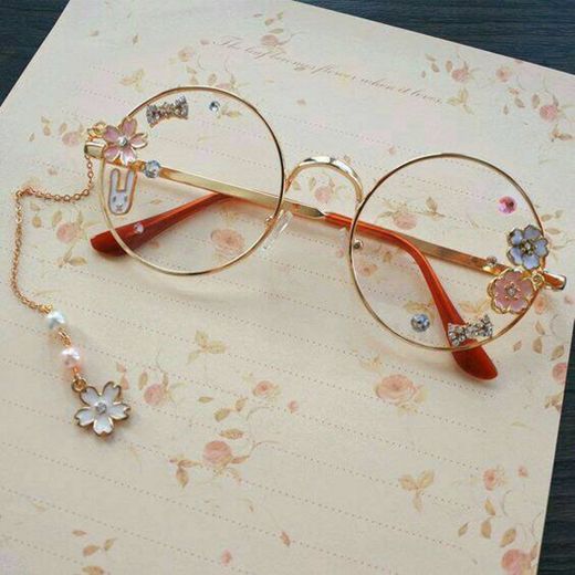 Óculos de grau decorada
