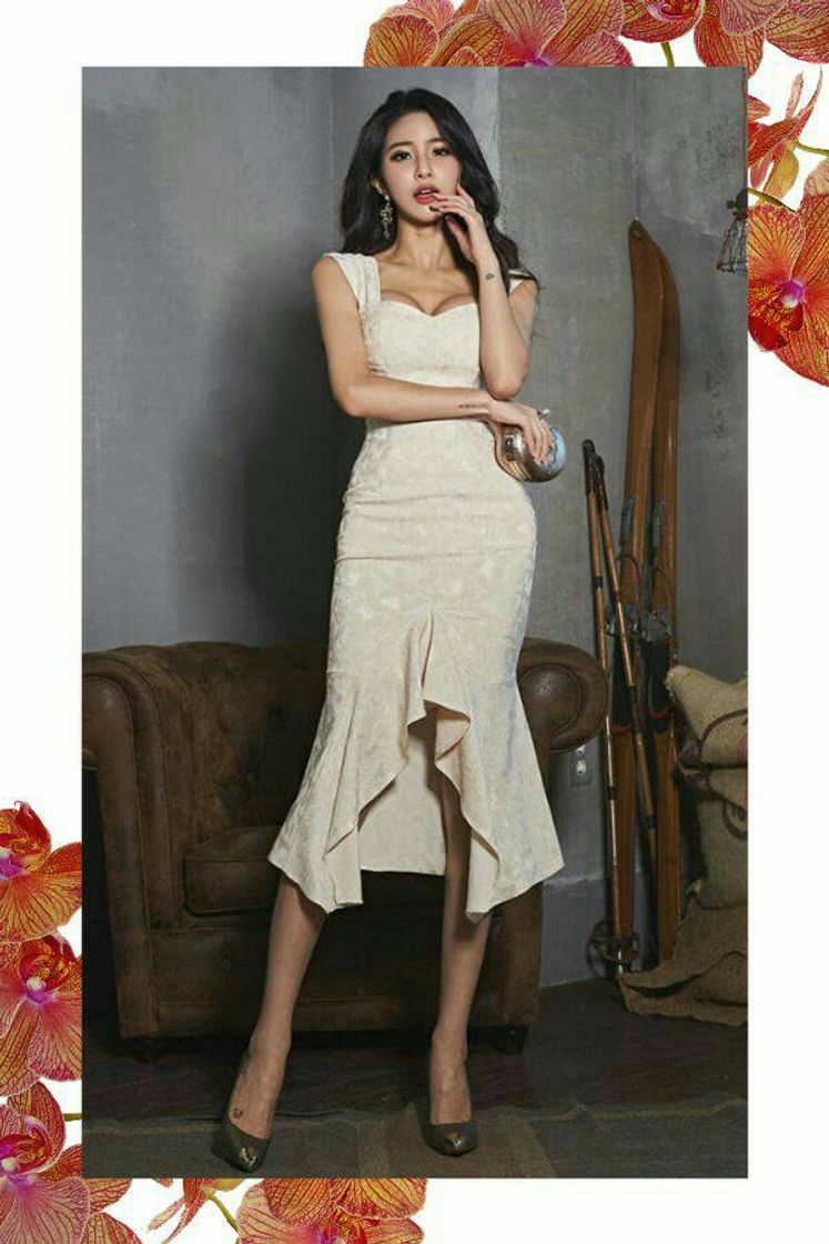 Social Sleeve Evening Gown 