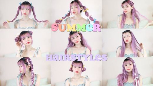 10 cute & easy summer hairstyles in under 10 minutes! 