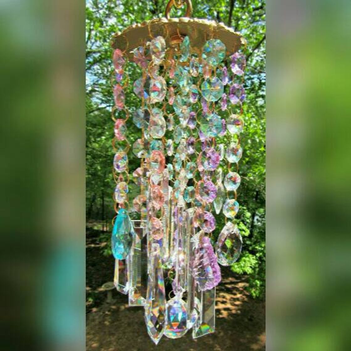 Social Crystal Wind Chime