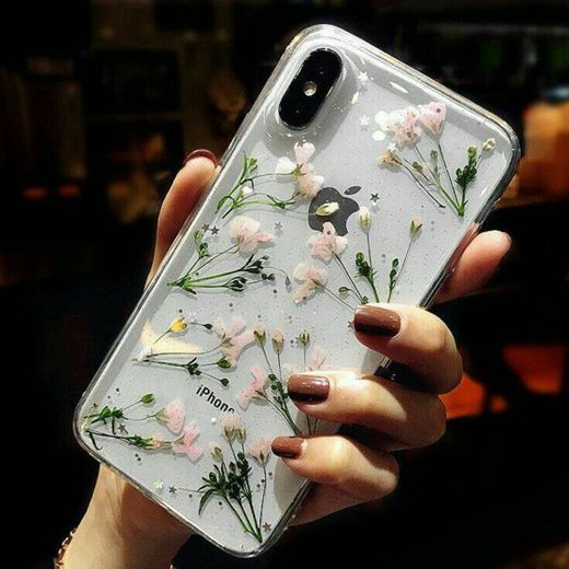 Dried Flower Transparent Iphone Case