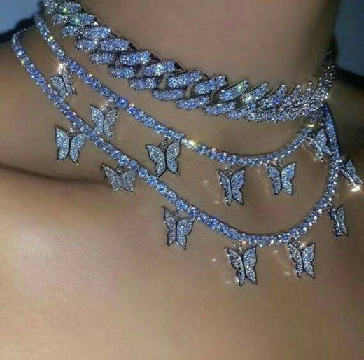 Butterfly Choker Necklace 