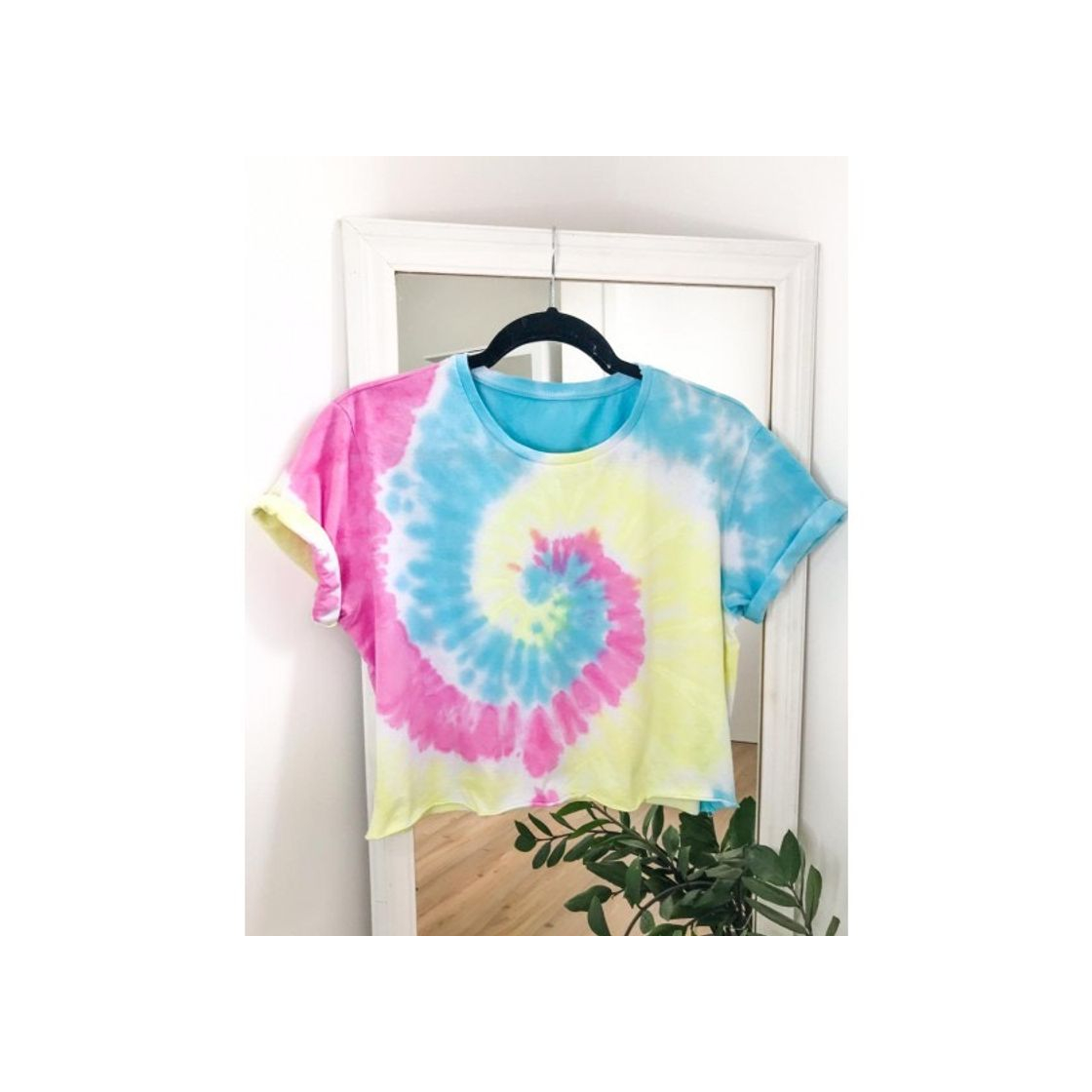 Social Cropped Tye Dye