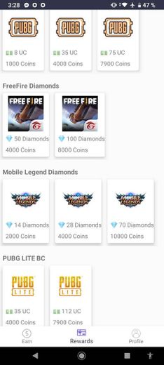 mGamer-WinFree Diamonds, UC, Royal Pass & Cash - Google Play