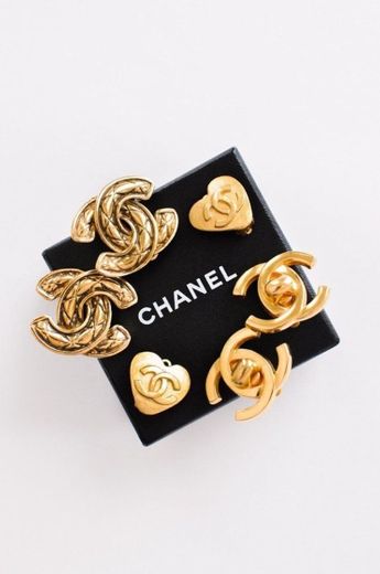 Chanel Turnlock CC Clip-on Earrings