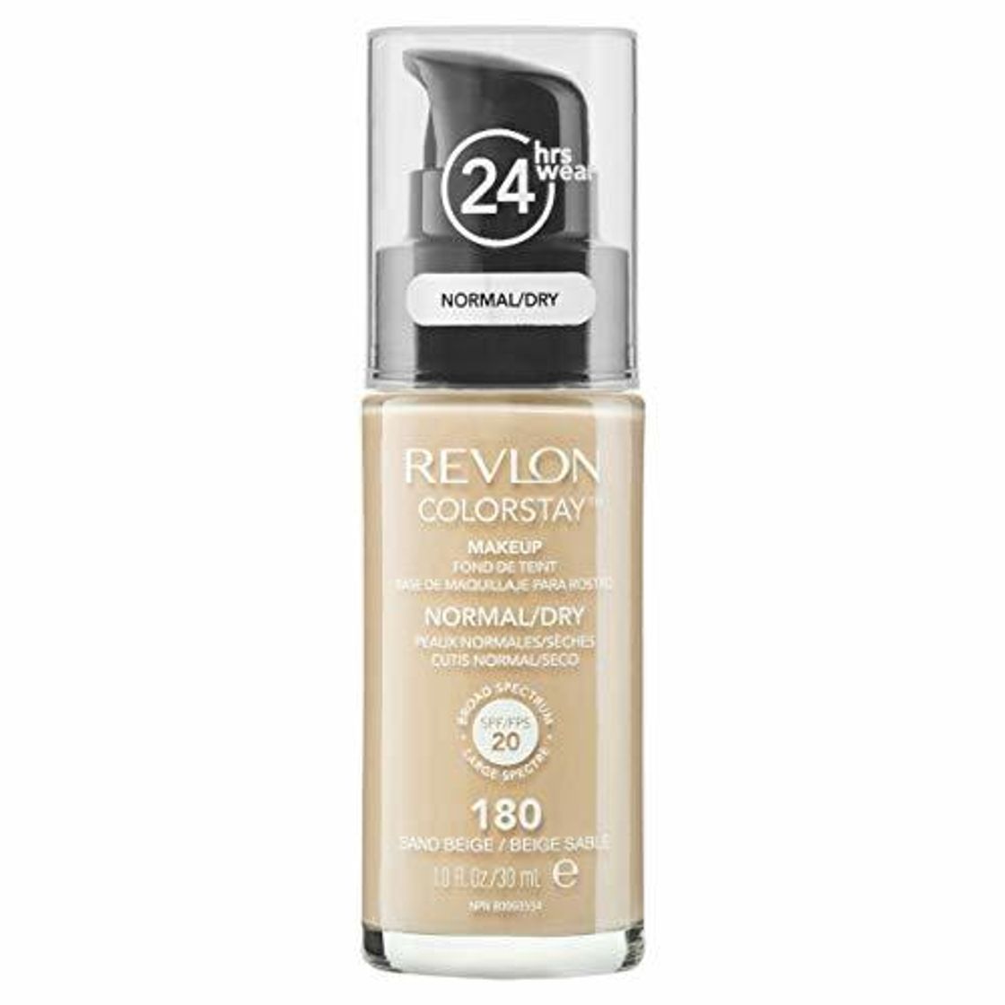 Social Revlon ColorStay 24H Makeup 180 Sand Beige Podklad z pompką do cery