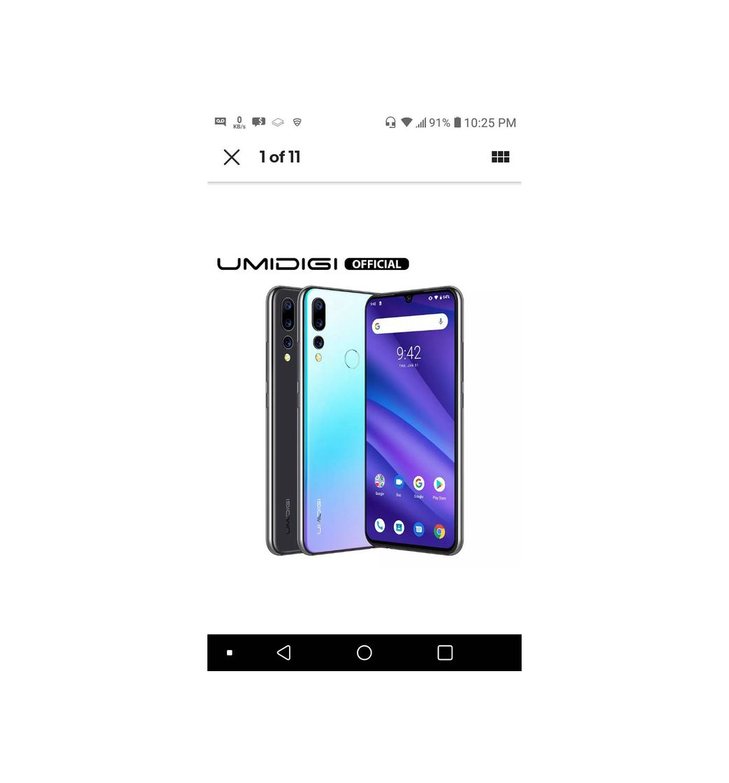 Product Telefono Celular Umidigi