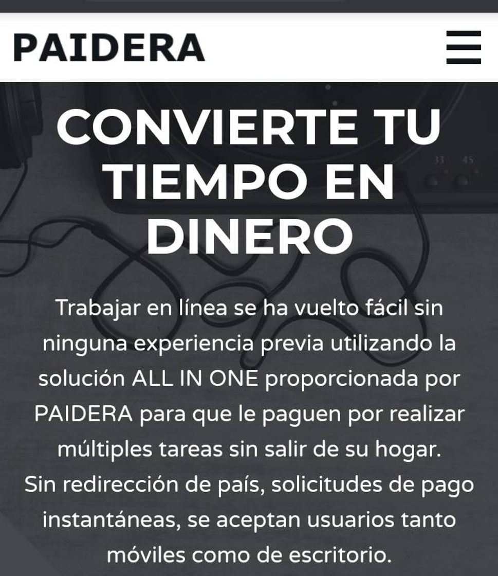 Aplicaciones Paidera, Gana hasta 30 U$ por dia