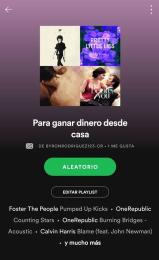 Playlist de spotify