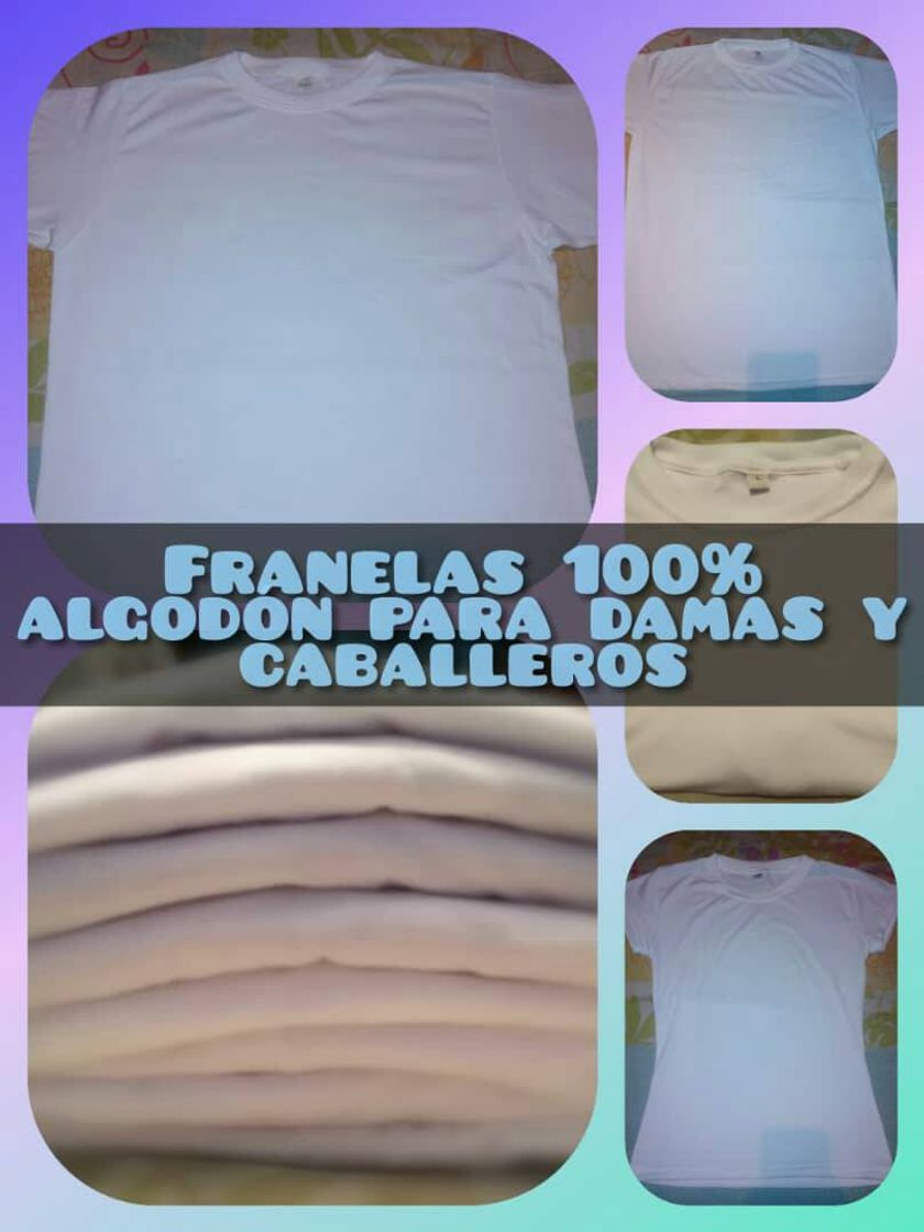 Moda Franelas blancas para Damas y Caballeros