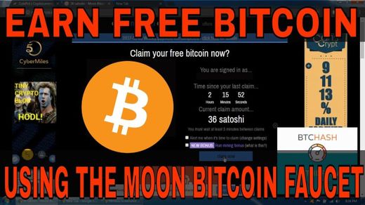 Moon Bitcoin | Free bitcoin faucet